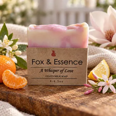 A Whisper of Love goat milk soap