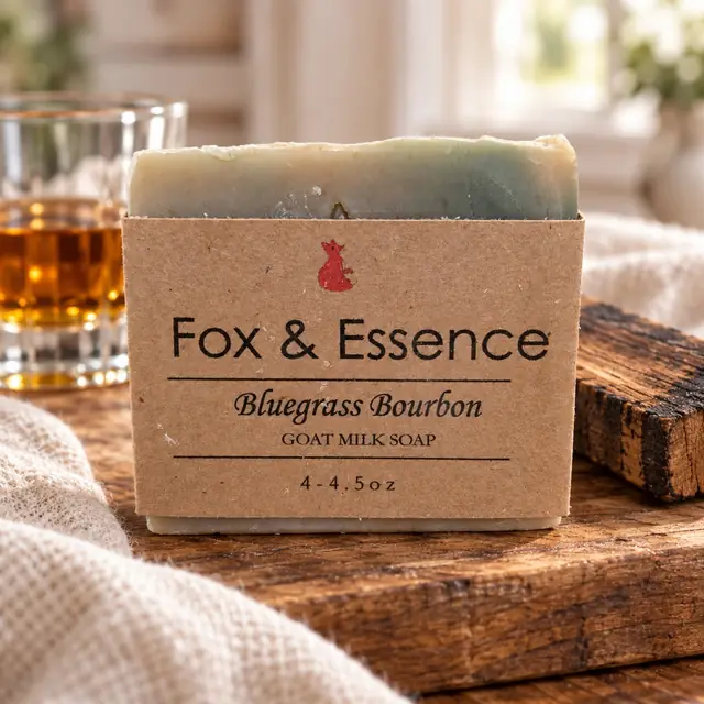 Bluegrass Bourbon goat milk soap