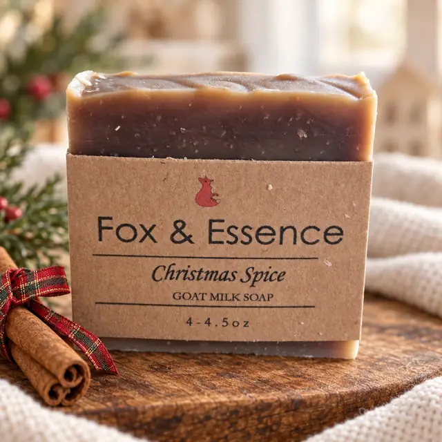 Christmas Spice goat milk soap