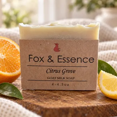 Citrus Grove goat milk soap