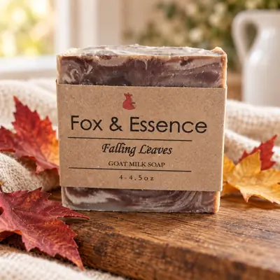 Falling Leaves goat milk soap