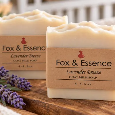 Lavender Breeze goat milk soap