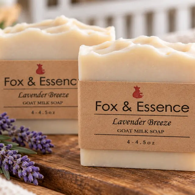 Lavender Breeze goat milk soap