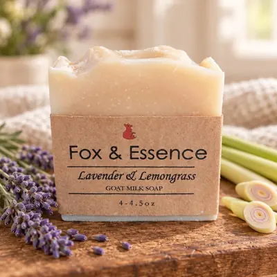 Lavender Lemongrass goat milk soap