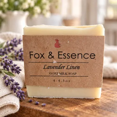 Lavender Linen goat milk soap