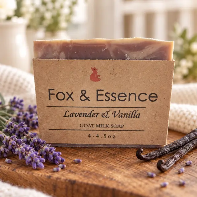 Lavender & Vanilla goat milk soap