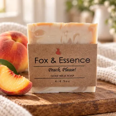 Peach, Please! goat milk soap