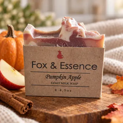 Pumpkin Apple goat milk soap