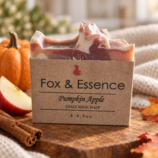 Pumpkin Apple goat milk soap