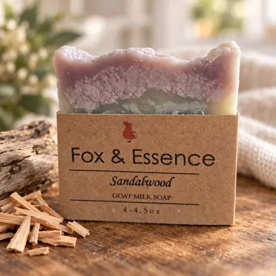 Sandalwood goat milk soap